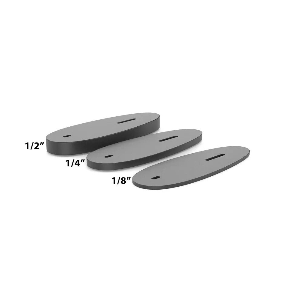 Straight spacer 1/4" or 6 mm