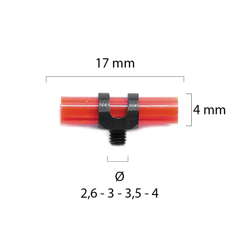 Mirino Green Heart (17mm)