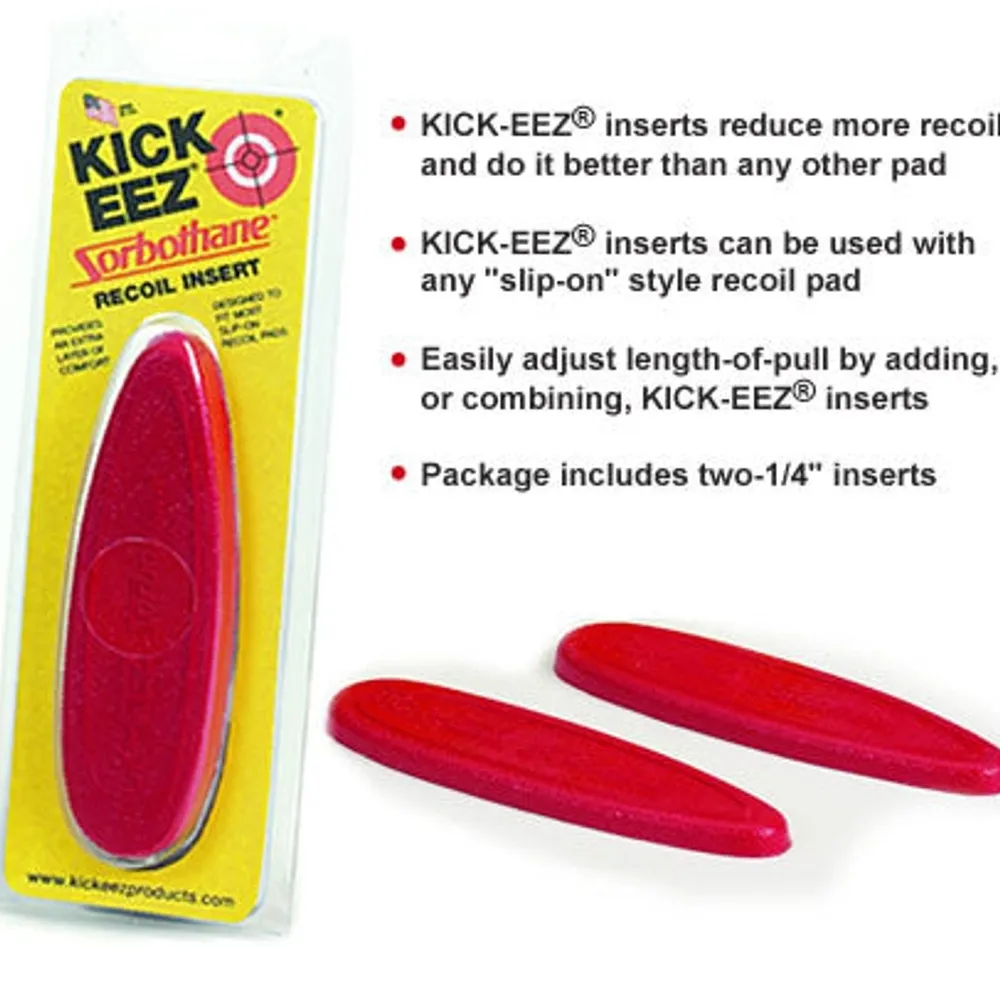 Slip-on inserts to reduce recoil - SMALL