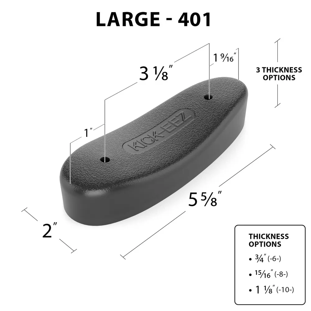 Trap recoil pad H 2,38 cm