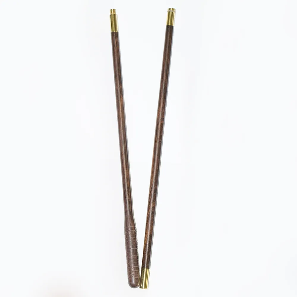 Rosewood rod 2 pieces for brush with english thread