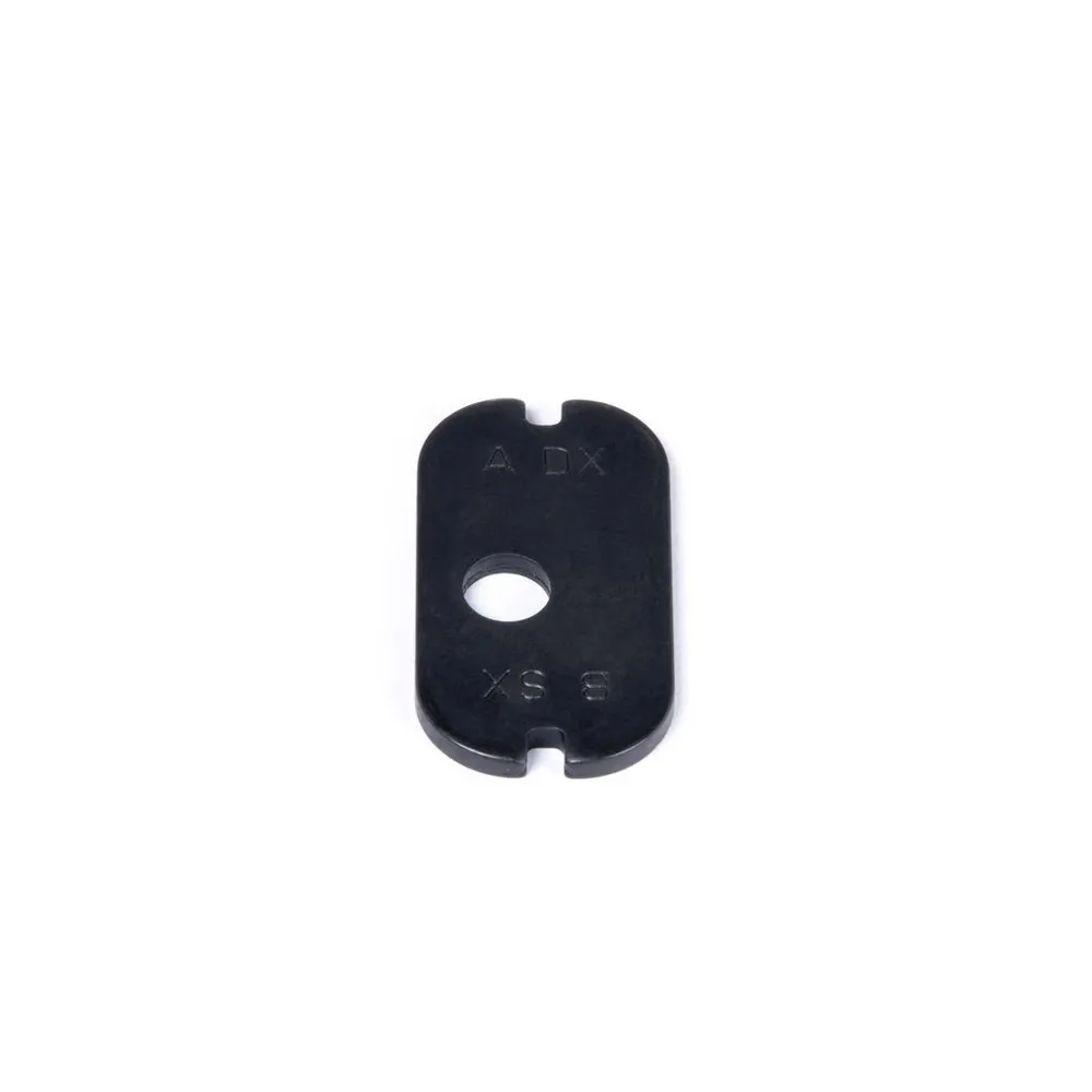 Piastrino serraggio calcio 50/55 dx/sx