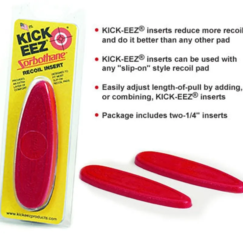 Slip-on inserts to reduce recoil - SMALL