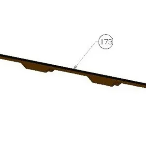 Bindella in carbonio 6x6 L61 cm per A400 ultralite