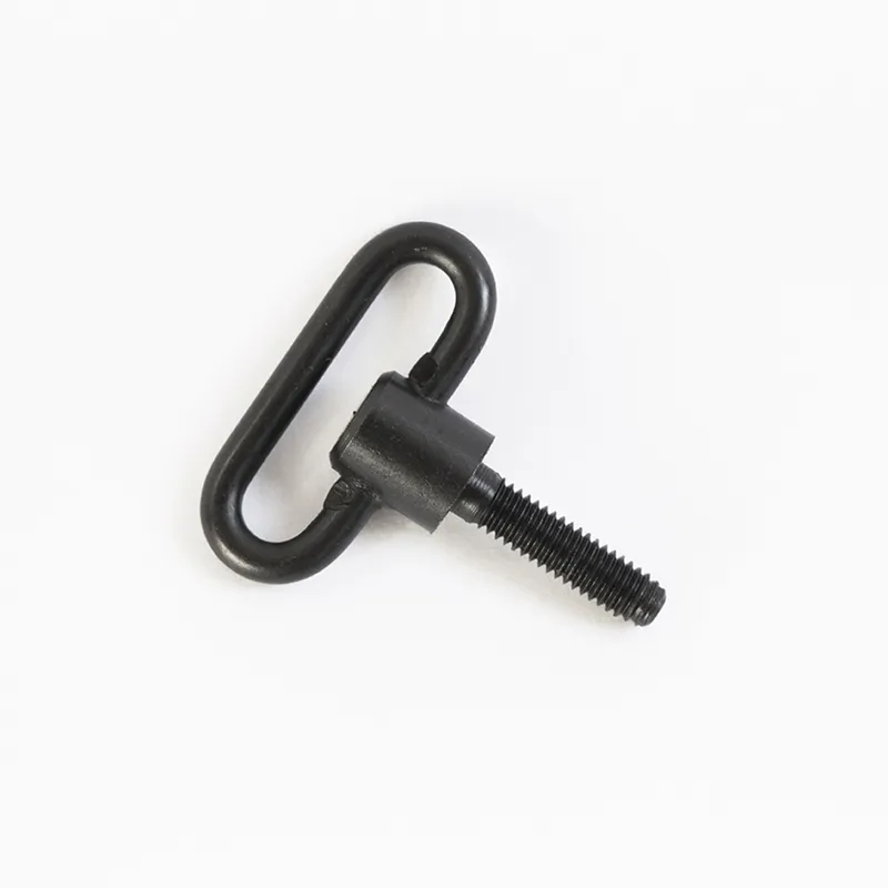 Folding shotgun barrel swivel