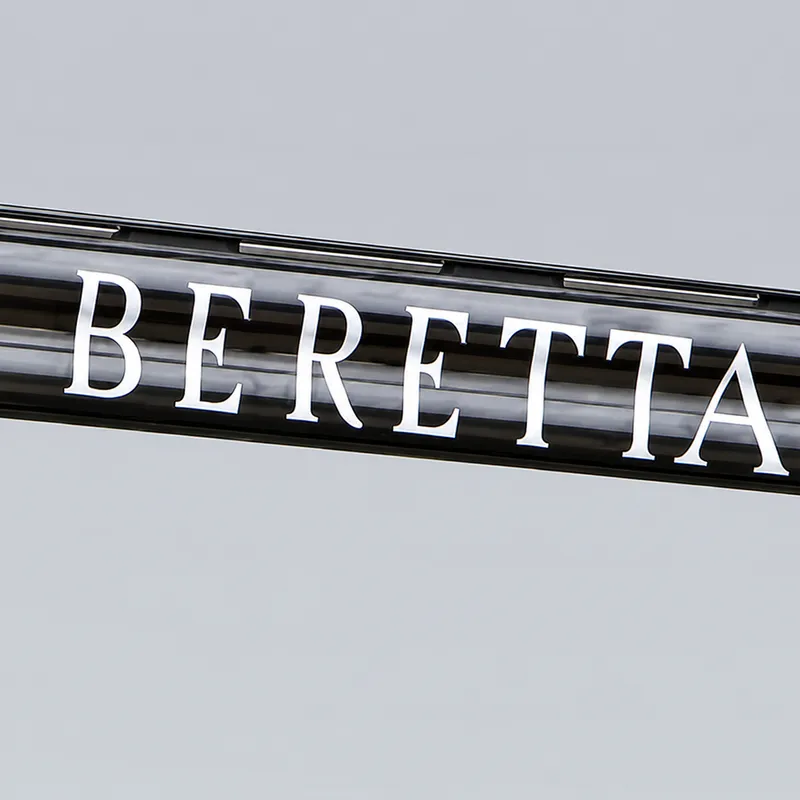 Beretta sticker for over and unders' barrells