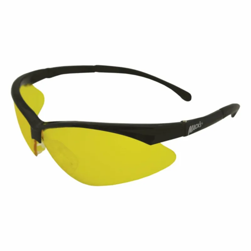 Yellow shooting glasses