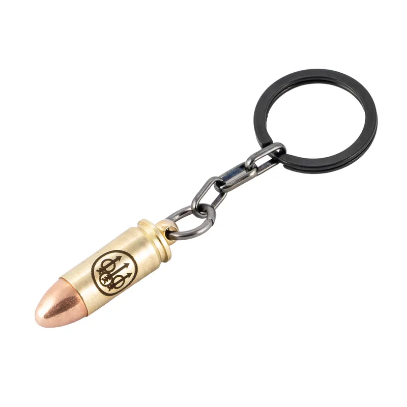 Cartridge keyring with Beretta logo
