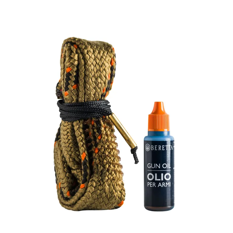 Portable 12-gauge rifle cleaning kit