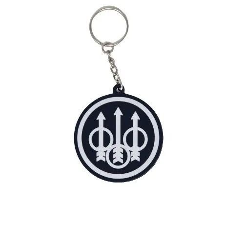Blue rubber key ring
