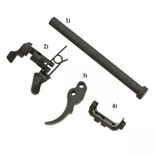 Kit parti acciaio colore nero per serie 92 96 98