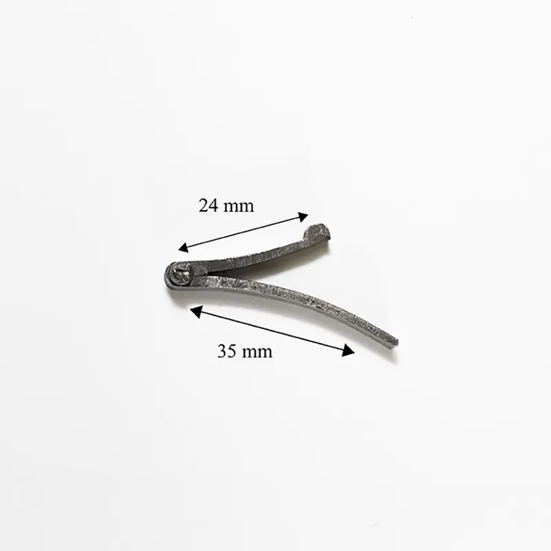 Hammeless type top lever spring