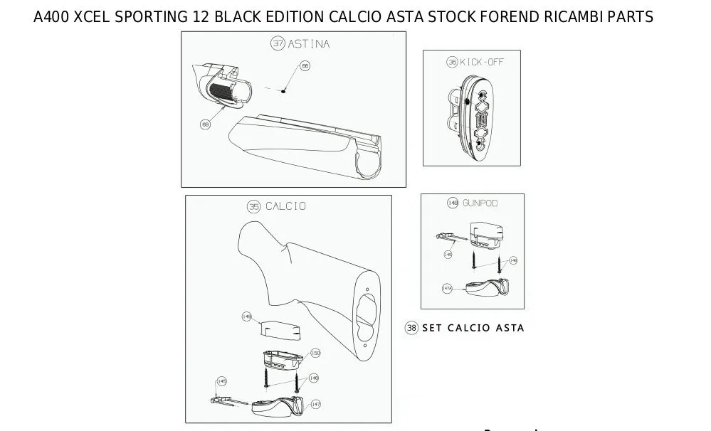 A400 Xcel Sporting Black Edition Cal. 12