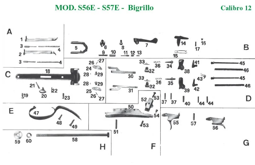 Mod. S56E - S57E - Bigrillo