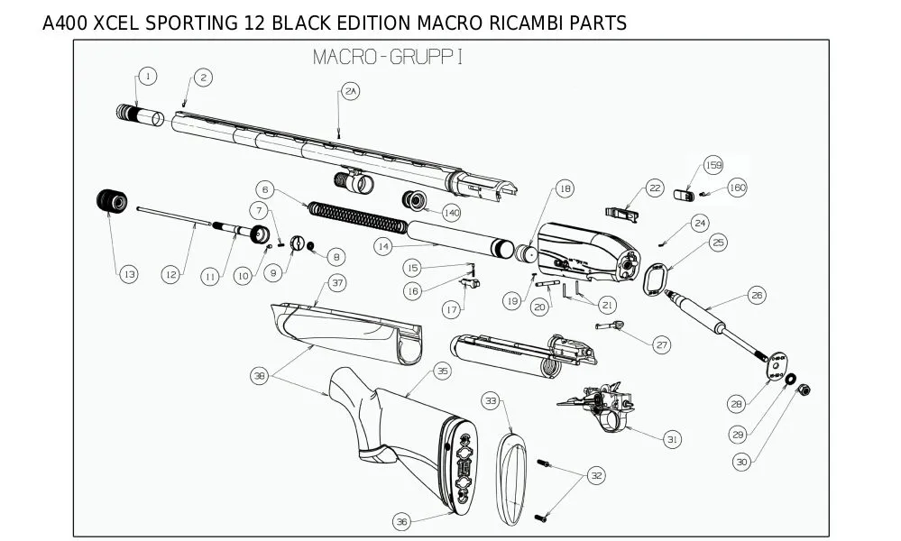 A400 Xcel Sporting Black Edition Cal. 12