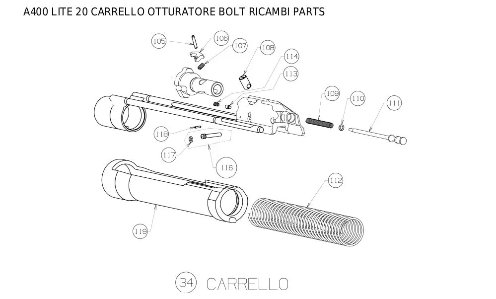 A400 Lite Synthetic Cal. 20 - Lite Compact